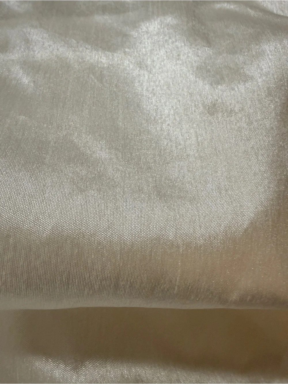 A Pair Of Sheer Window Curtain Panel in White